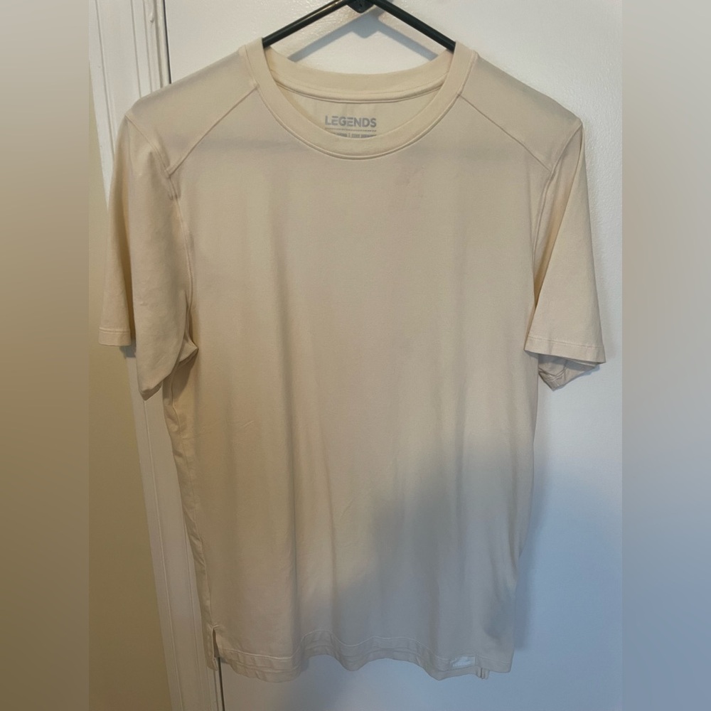 Legends Apparel Aviation Tee Split-Hem Natural White - S